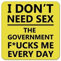 Anti-Government Bumper Sticker funny libertarian 4
