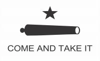 Texas Come and Take It Flag Bumper Sticker 5
